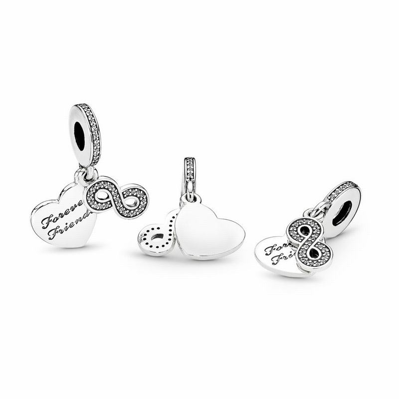 Pandora Australia Forever Friends Dangle Charm - Sterling Silver | AKBWFN457